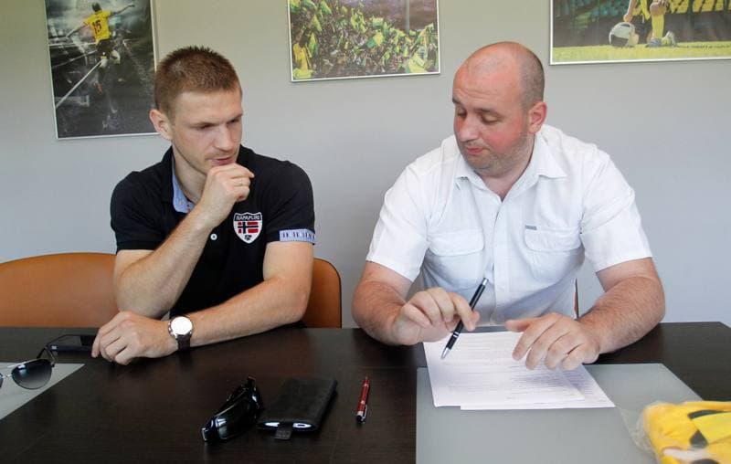 Football. GKS Katowice. Press Conference. 27.07.2014