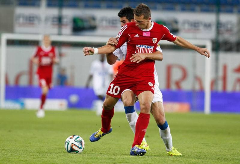 Football. T-Mobile Ekstraklasa. Piast Gliwice - Zawisza Bydgoszcz. 29.08.2014