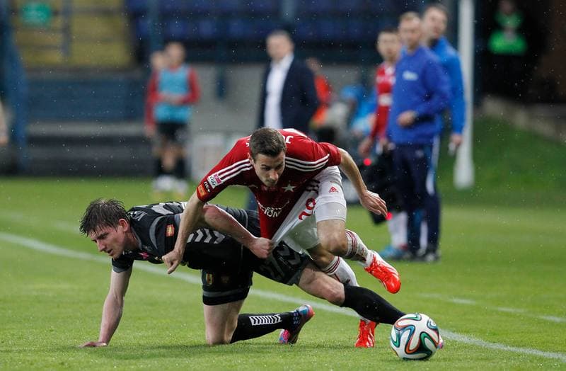 Football. T-Mobile Ekstraklasa. Wisla Krakow - Korona Kielce. 26.04.2015