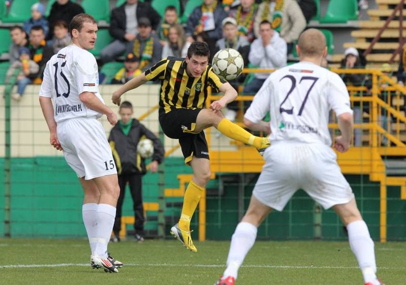 Football. I liga. GKS Katowice - Zawisza Bydgoszcz. 14.04.2013