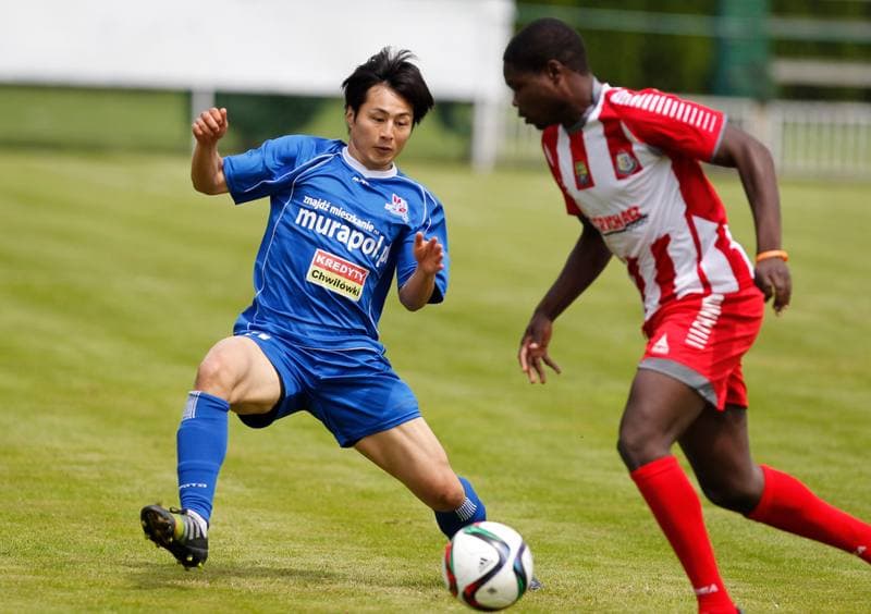 Football. Sparing. Podbeskidzie Bielsko Biala - LZS Piotrowka. 24.06.2015