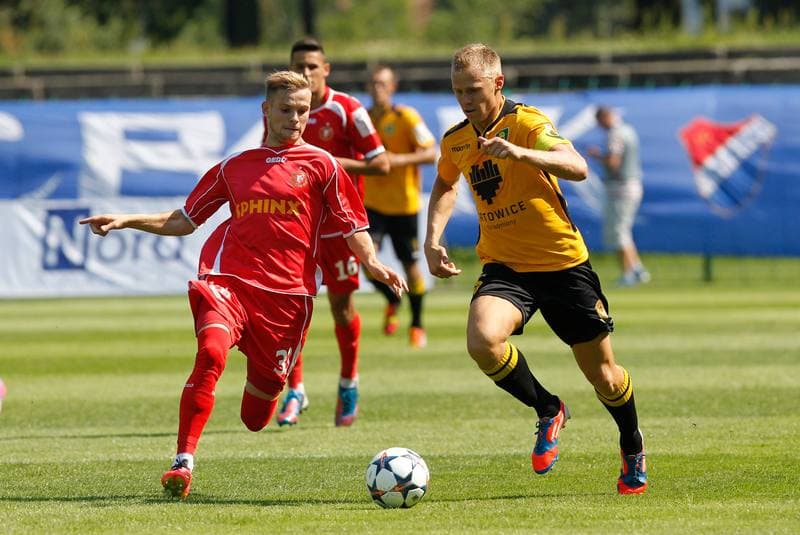 Football. I Liga. GKS Katowice - Widzew Lodz. 02.08.2014