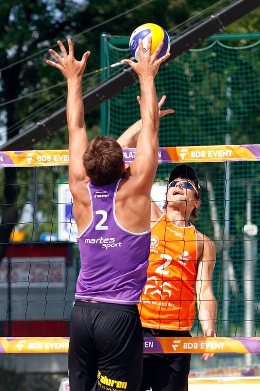 Beach Volleyball. Plaza Open 2016. Bartlomiej Kiernoz - Michal Kaczmarek. 10.07.2016