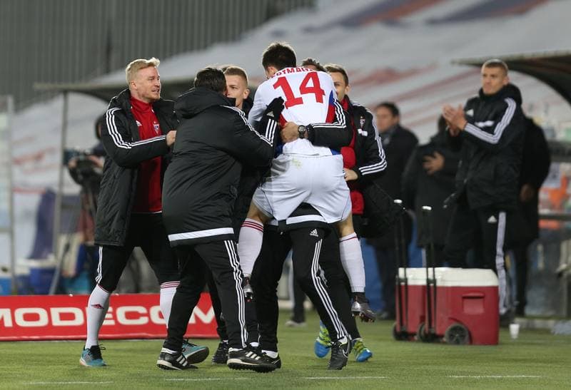 Football. Ekstraklasa. Gornik Zabrze - Podbeskidzie Bielsko-Biala. 20.04.2016