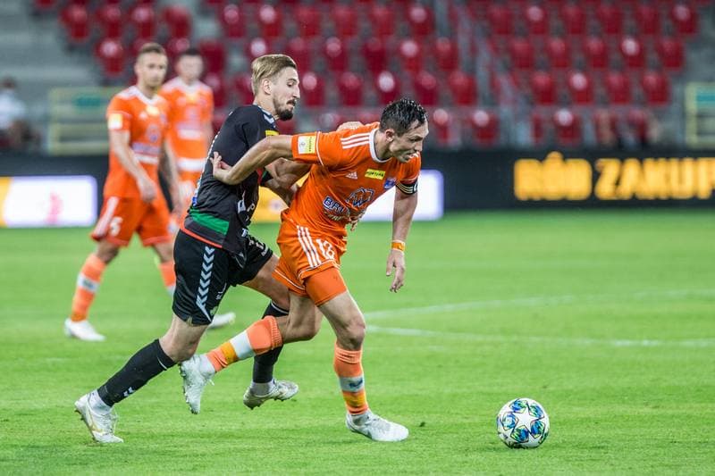 Football. Fortuna I Liga. GKS Tychy - Bruk-Bet Termalica Nieciecza. 01.07.2020