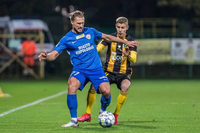 Football. Fortuna I Liga. GKS Katowice - Puszcza Niepolomice. 23.10.2021