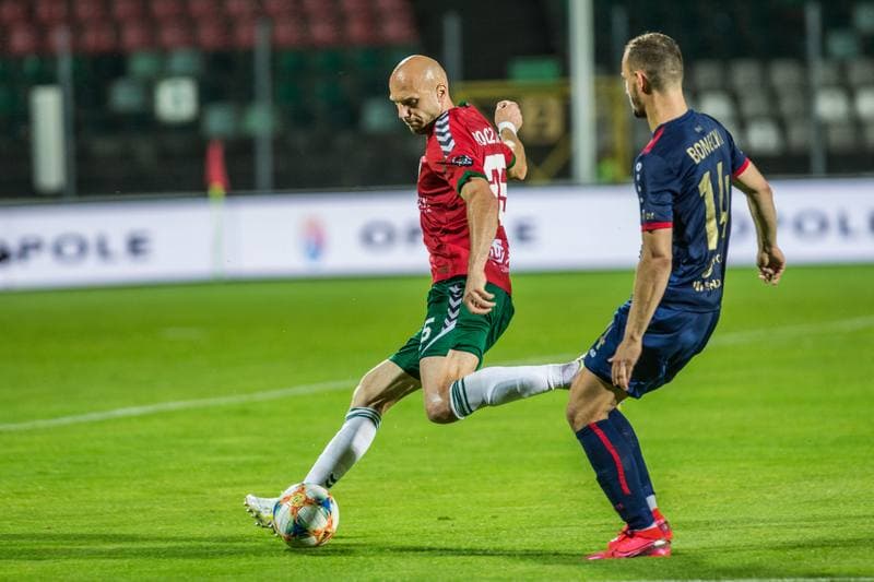 Football. Fortuna I Liga. Zaglebie Sosnowiec - Odra Opole. 26.06.2020
