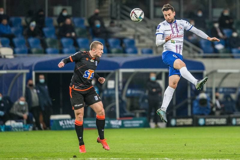 Football. PKO BP Ekstraklasa. Podbeskidzie Bielsko-Biala - Lech Poznan. 23.04.2021