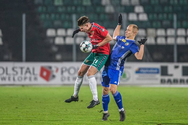 Football. Fortuna I Liga. Zaglebie Sosnowiec - Miedz Legnica. 12.12.2020