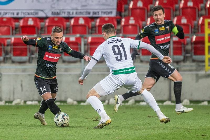 Football. Fortuna I Liga. GKS Tychy - GKS Belchatow. 20.03.2021