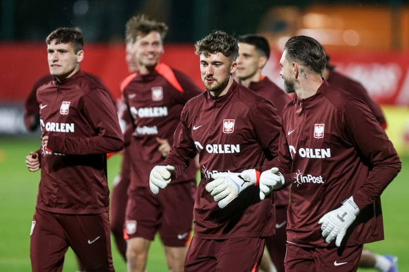 Football. Poland national team. Training. 06.10.2025
