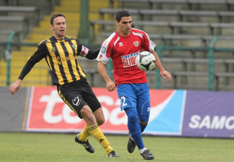 Football. I liga. GKS Katowice - Piast Gliwice. 23.10.2011