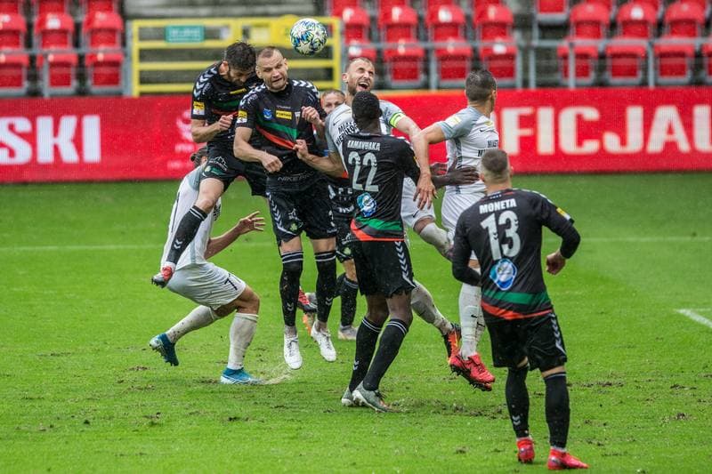 Football. Fortuna I Liga. GKS Tychy - Puszcza Niepolomice. 11.07.2020