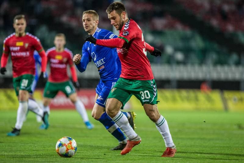 Football. Fortuna I Liga. Zaglebie Sosnowiec - Bruk-Bet Termalica Nieciecza. 29.11.2019