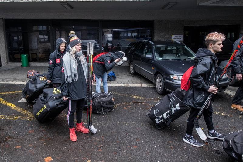 Ice Hockey. Poland national team. Departure. 05.02.2020