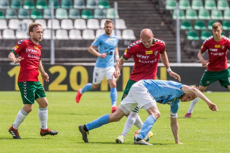 Football. Fortuna I Liga. Zaglebie Sosnowiec - Stomil Olsztyn. 07.06.2020