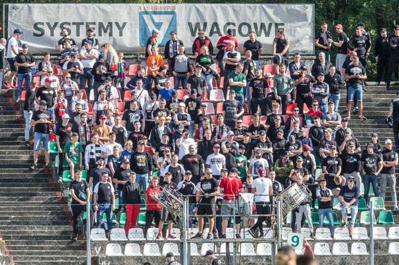 Football. Fortuna I Liga. Zaglebie Sosnowiec - Sandecja Nowy Sacz. 03.10.2020