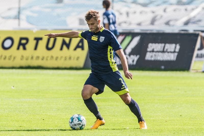 Football. Fortuna I Liga. Zaglebie Sosnowiec - Sandecja Nowy Sacz. 03.10.2020
