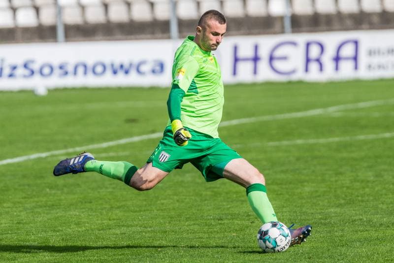 Football. Fortuna I Liga. Zaglebie Sosnowiec - Sandecja Nowy Sacz. 03.10.2020