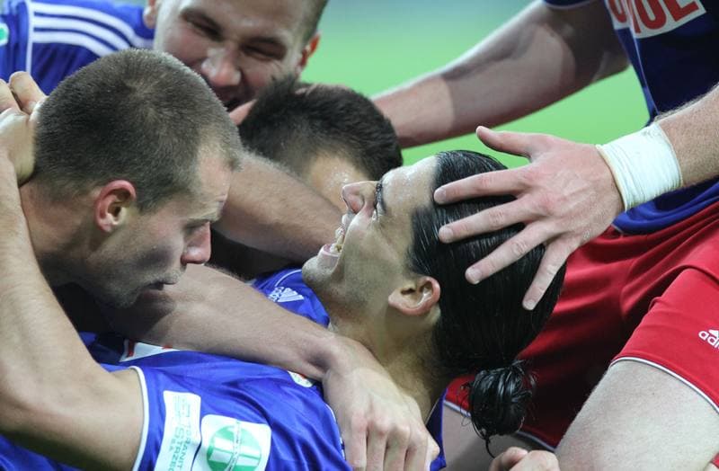Football. I liga. Piast Gliwice - Kolejarz Stroze. 12.05.2012