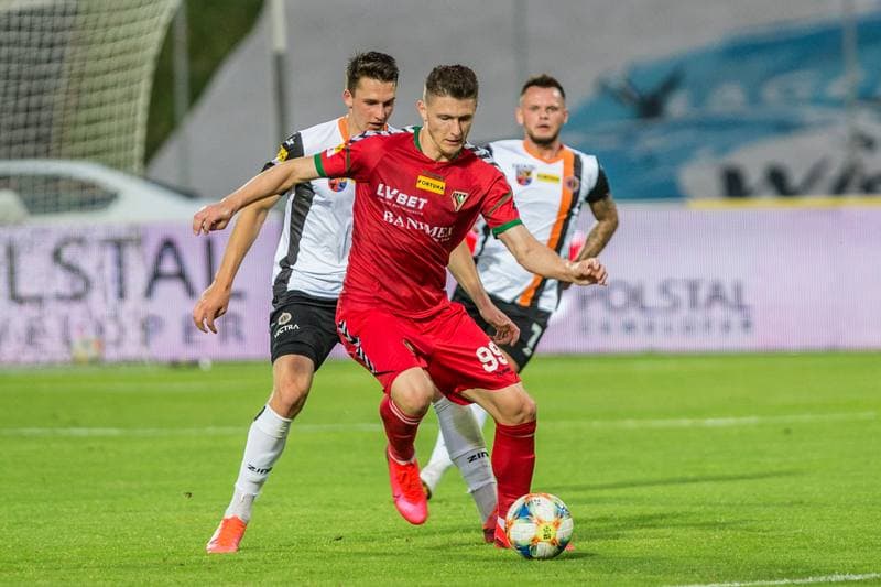 Football. Fortuna I Liga. Zaglebie Sosnowiec - Chrobry Glogow. 03.07.2020