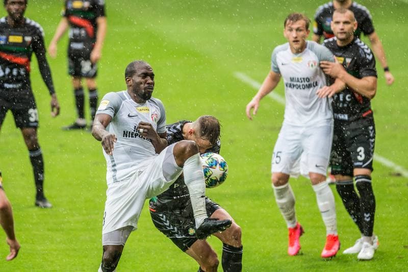 Football. Fortuna I Liga. GKS Tychy - Puszcza Niepolomice. 11.07.2020