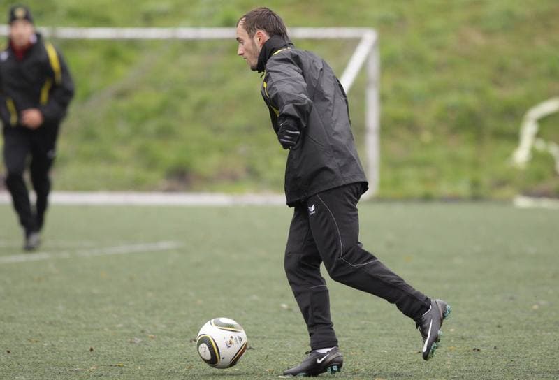 Football. Ruch Radzionkow. Training. 30.09.2010