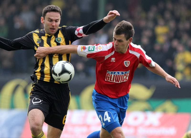 Football. I liga. GKS Katowice - Piast Gliwice. 23.10.2011