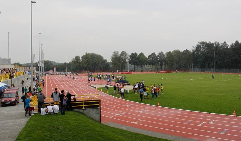 Athletics. Opening of the Athletics Stadium. 12.09.2014