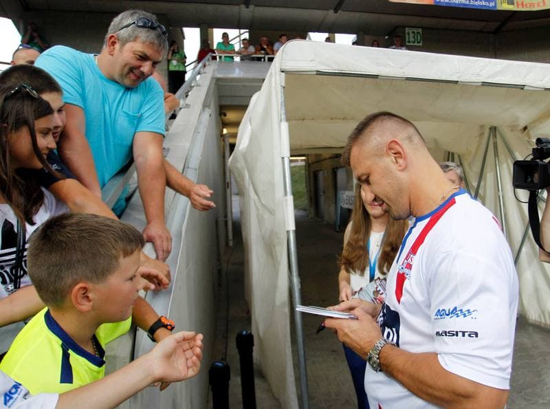Football. PKO BP Ekstraklasa. Podbeskidzie Bielsko Biala - Lechia Gdansk. 28.08.2015
