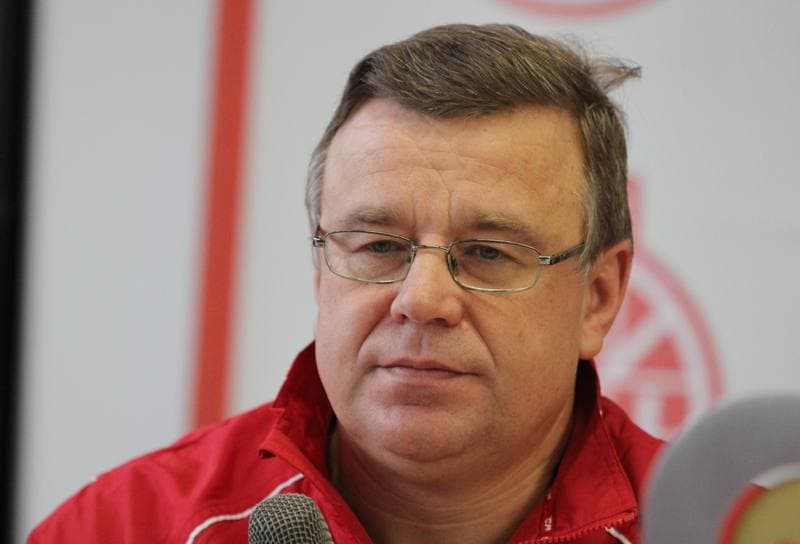 Ice Hockey. Poland national team. Press Conference. 06.02.2013