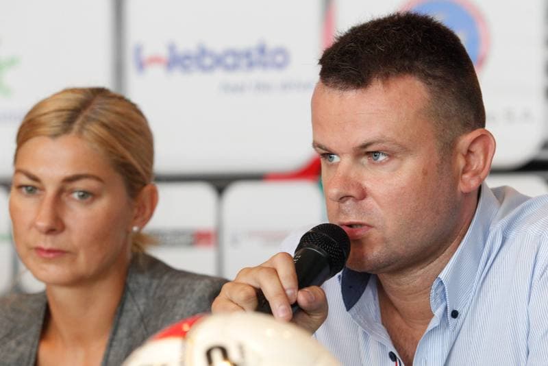 Football. Zaglebie Sosnowiec. Press Conference. 31.07.2014