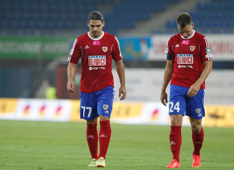 Football. T-Mobile Ekstraklasa. Piast Gliwice - Lechia Gdansk. 26.10.2013