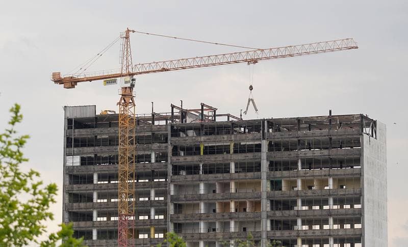 Building Demolition. Katowice. 26.06.2015