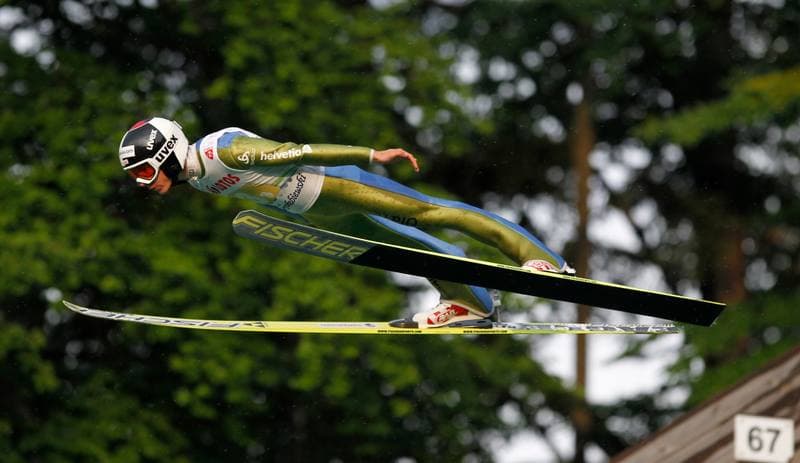 Ski Jumping. FIS Grand Prix. Press Conference. 24.07.2014