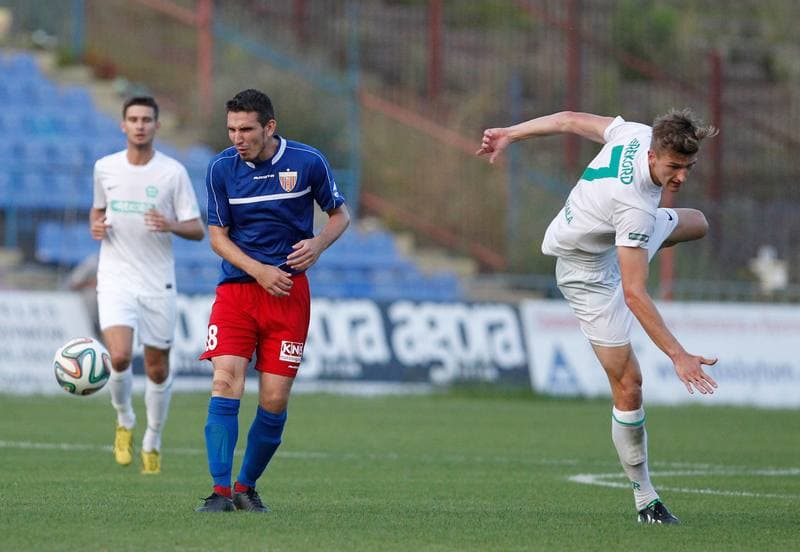 Football. III Liga Opolsko - Slaska. Polonia Bytom - Rekord Bielsko Biala. 10.08.2014