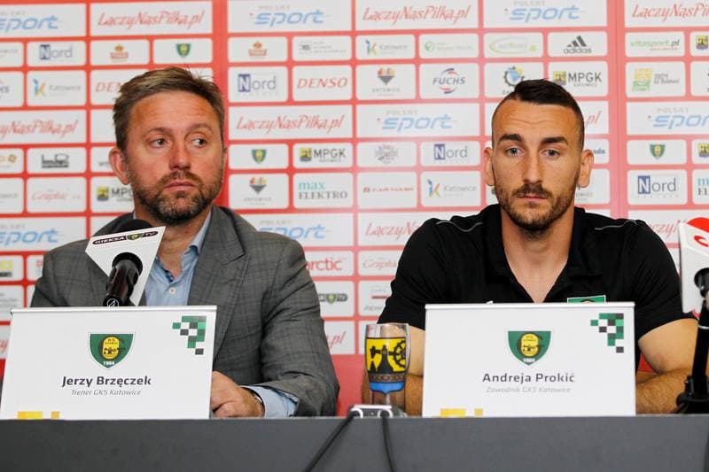 Football. GKS Katowice. Press Conference. 20.07.2016