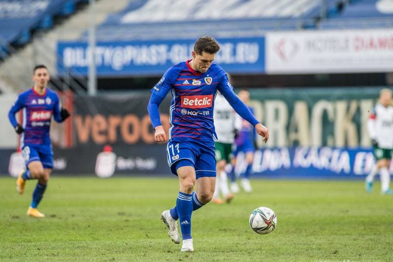 Football. PKO BP Ekstraklasa. Piast Gliwice - Slask Wroclaw. 06.02.2021