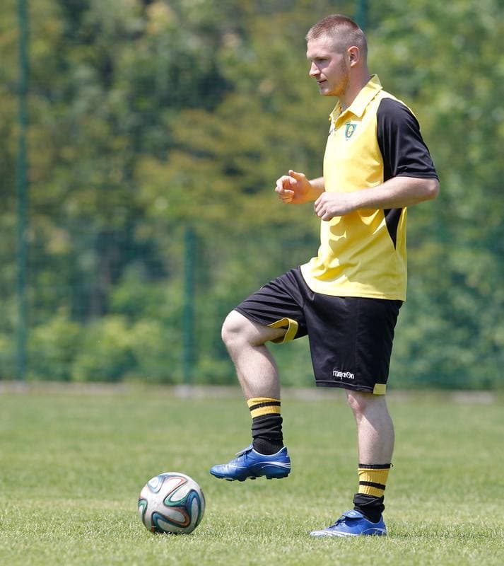 Football. GKS Katowice. Grzegorz Proksa - Michal Chwieduk. 07.06.2015