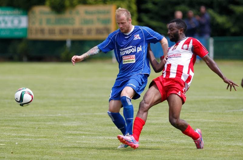Football. Sparing. Podbeskidzie Bielsko Biala - LZS Piotrowka. 24.06.2015