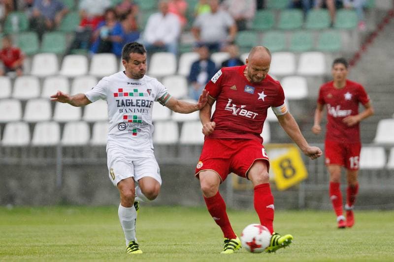 Football. Sparing. Zaglebie Sosnowiec - Wisla Krakow. 07.07.2017