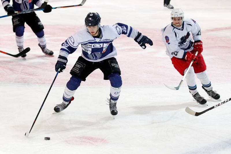 Ice Hockey. Polska Hokej Liga. SMS PZHL Katowice - MH Automatyka Gdansk. 23.10.2017