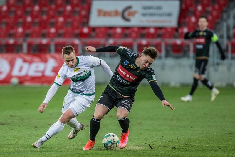 Football. Fortuna I Liga. GKS Tychy - GKS Belchatow. 20.03.2021