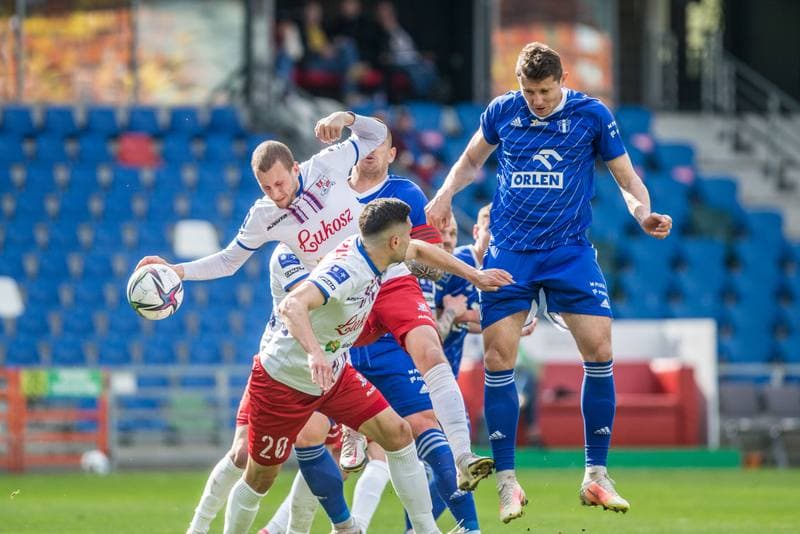 Football. PKO BP Ekstraklasa. Podbeskidzie Bielsko-Biala - Wisla Plock. 08.05.2021
