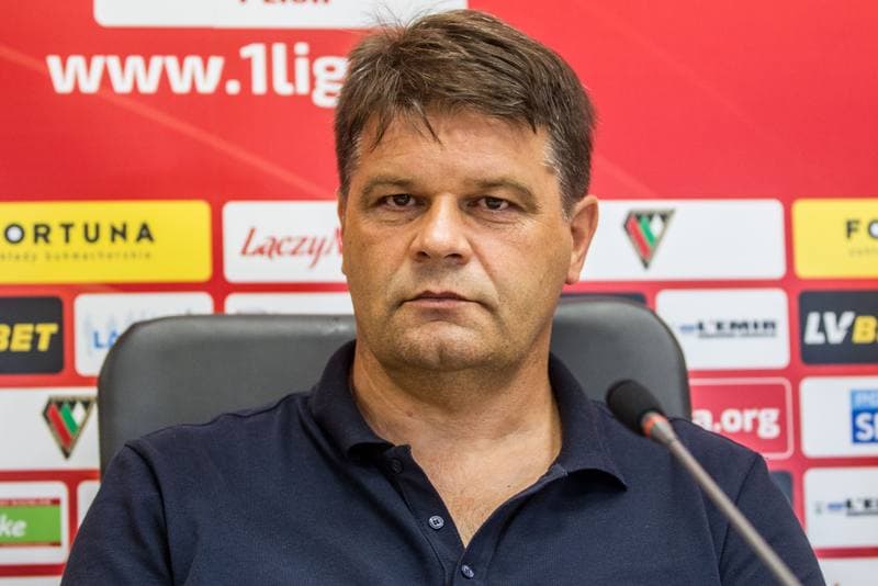 Football. Zaglebie Sosnowiec. Press Conference. 25.07.2019