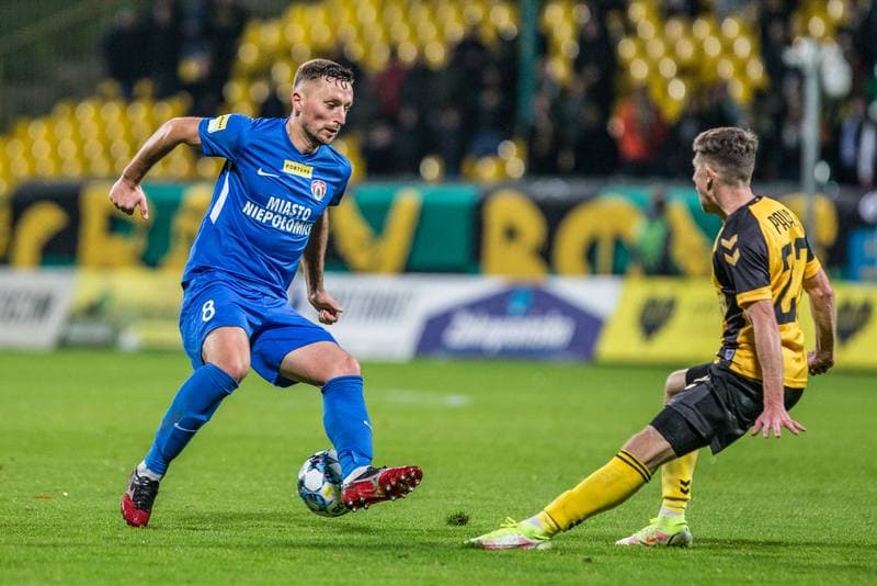Football. Fortuna I Liga. GKS Katowice - Puszcza Niepolomice. 23.10.2021