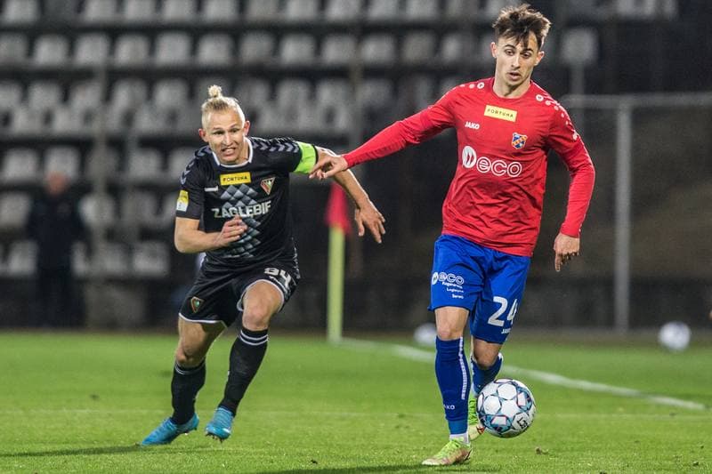 Football. Fortuna I Liga. Zaglebie Sosnowiec - Odra Opole. 25.02.2022