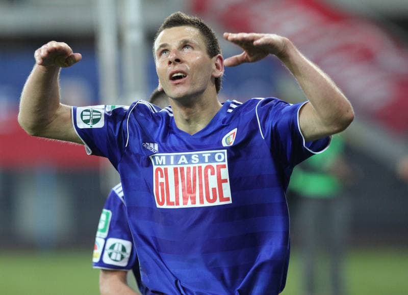 Football. I liga. Piast Gliwice - Kolejarz Stroze. 12.05.2012