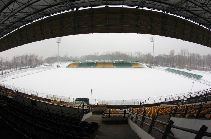 Football. I liga. GKS Katowice - Zawisza Bydgoszcz. 14.02.2013