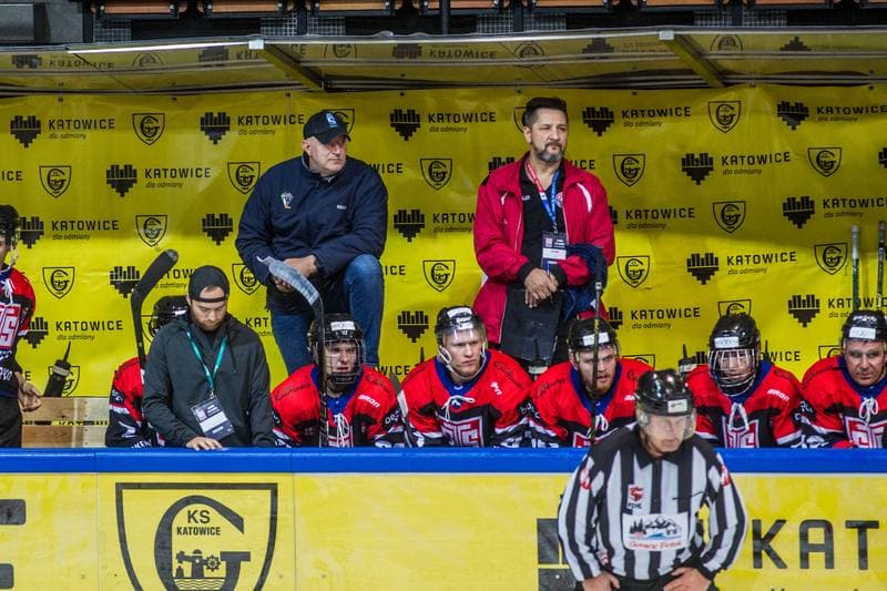Ice Hockey. Polska Hokej Liga. GKS Katowice - Ciarko STS Sanok. 02.10.2020